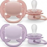 Philips Avent SCF091/31 Ultra Soft-sutter, 0-6 måneder, 2 stk, lilla