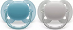 Philips Avent SCF091/17 Ultra Soft-sutter, 6-18 måneder, 2 stk, blå