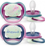 Philips Avent SCF376/13 Ultra Air Nighttime-sutter 6-18 måneder, 2 stk
