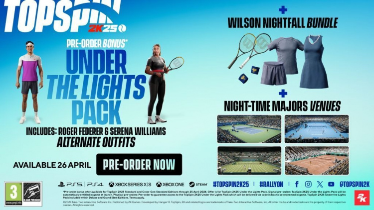 2K Games TopSpin 2K25 (PS5) 2K Games TopSpin 2K25 (PS5)