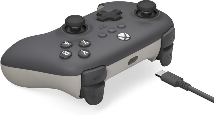 8Bitdo Ultimate C Wired kablet spilcontroller, mørkegrå, Xbox