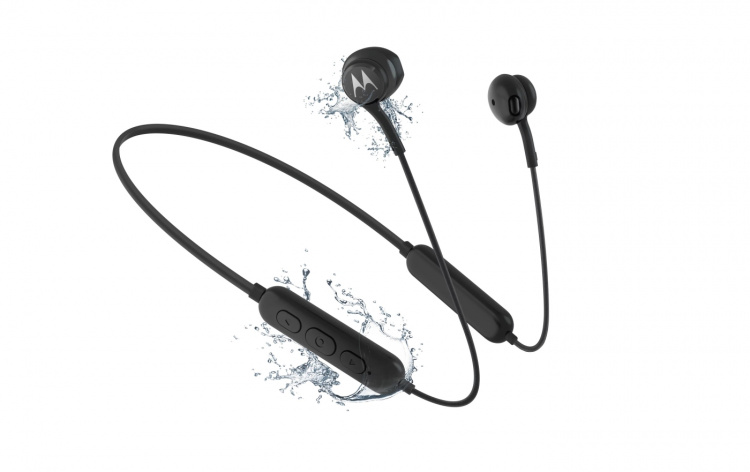 Motorola Headphones In-Ear wireless Ververap 105, Black