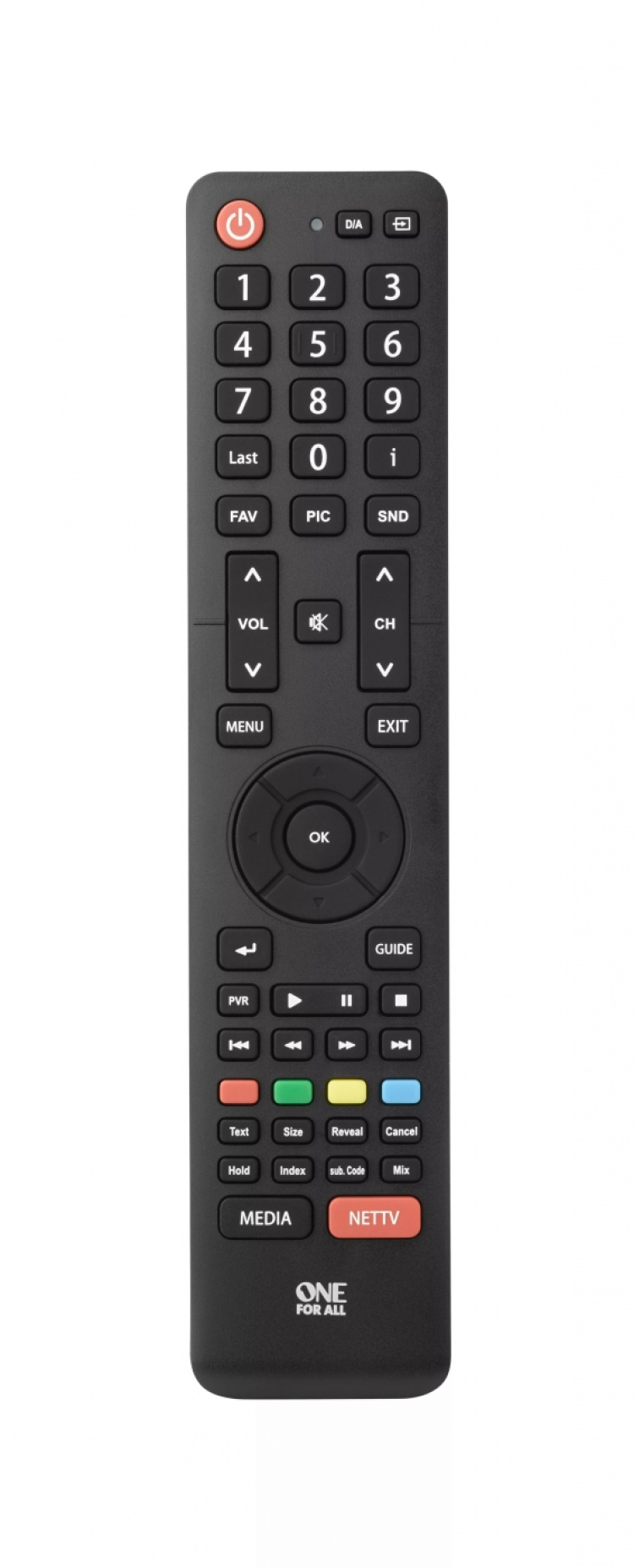 One for All URC 1916 Remote control replacement Hisense