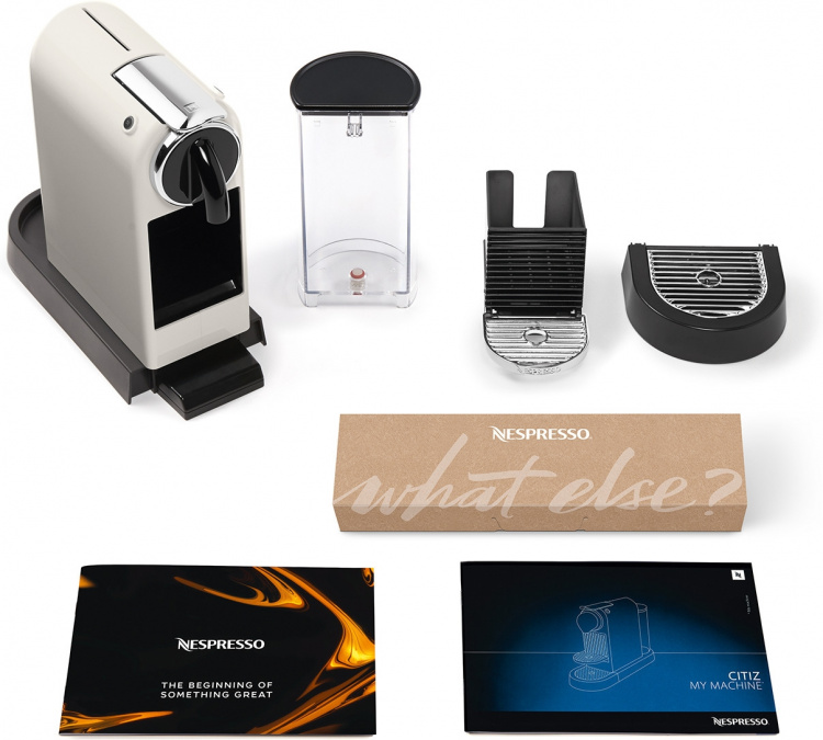 DeLonghi Nespresso Citiz kapselkaffemaskine, hvid