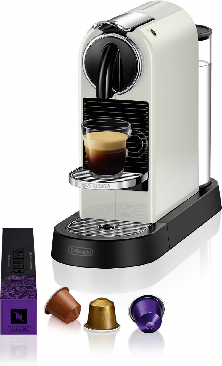 DeLonghi Nespresso Citiz kapselkaffemaskine, hvid