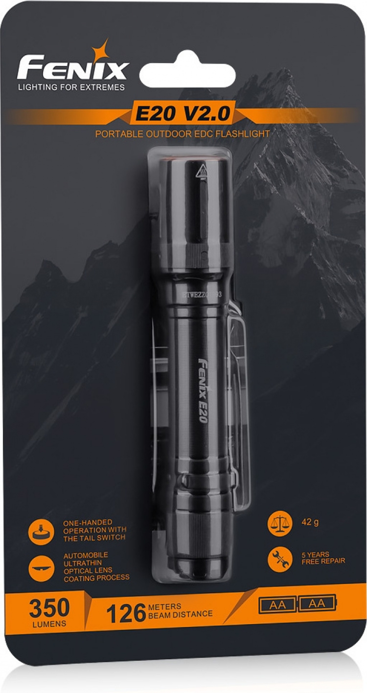 Fenix E20 V2.0 lommelygte