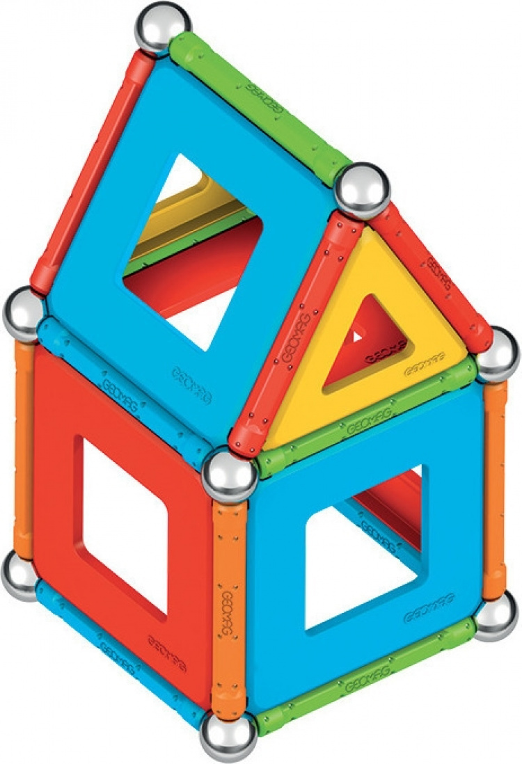 Geomag Super Colorful Magnetic Building Set, 78 dele