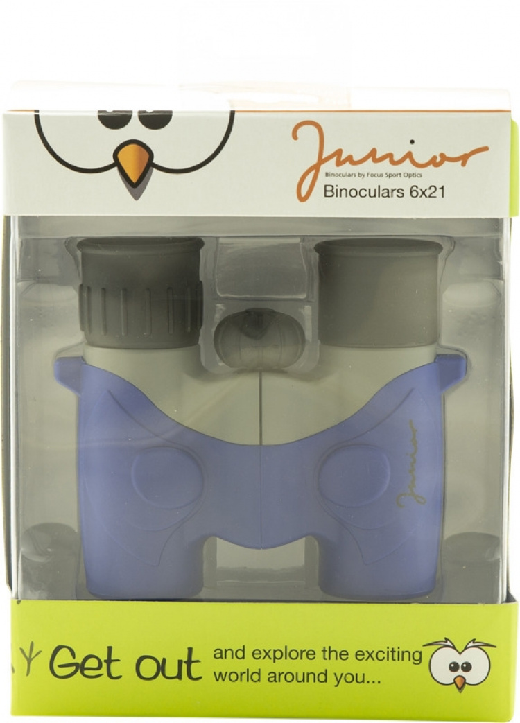 Focus Junior 6x21 kikkert til børn, blågrå