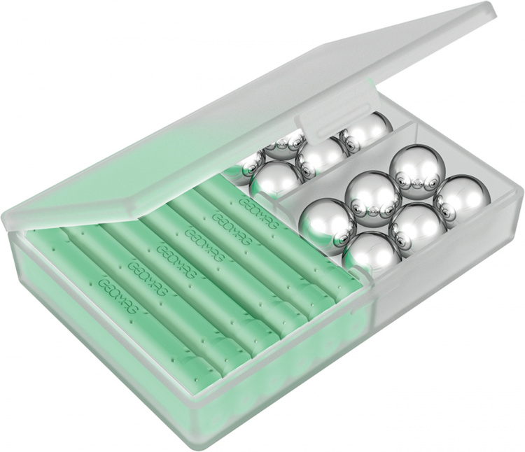 Geomag Glow Recycled magnetisk byggesæt, 60 dele