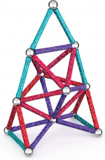 Geomag Glitter Recycled Magnetic Building Set, 60 dele