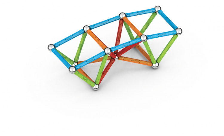 Geomag Supercolor Panels Recycled magnetisk byggesæt, 60 dele