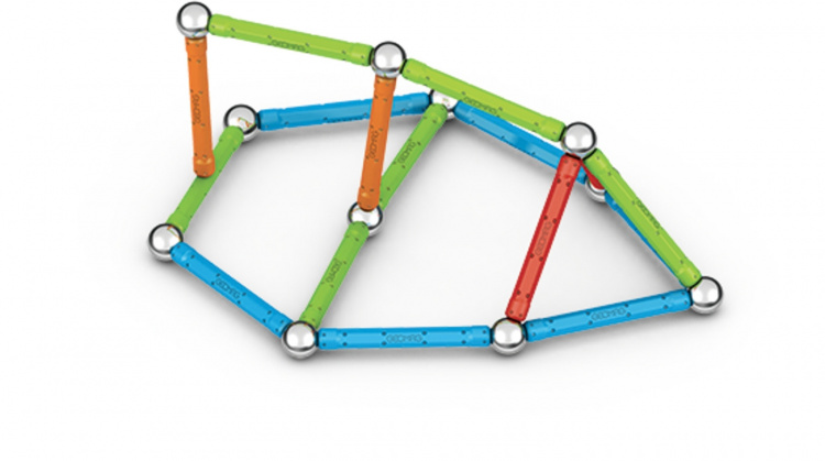 Geomag Supercolor Panels Recycled magnetisk byggesæt, 60 dele