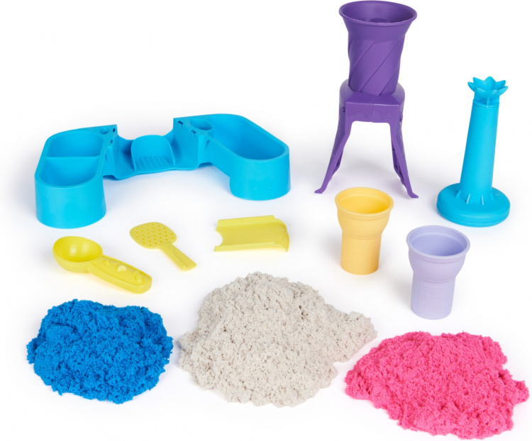 Kinetic Sand Soft Serve Station - legesæt til is