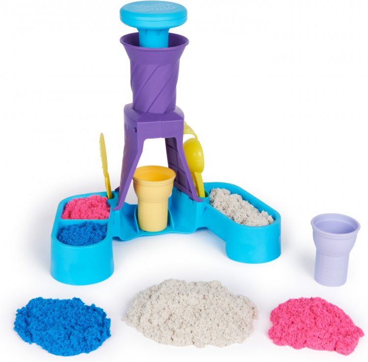 Kinetic Sand Soft Serve Station - legesæt til is