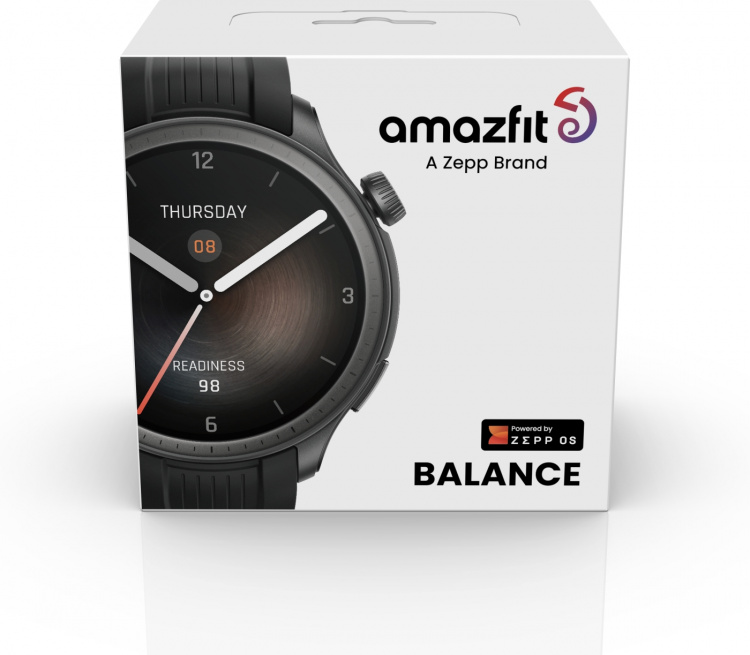 Amazfit Balance smartwatch, 46 mm, midnat