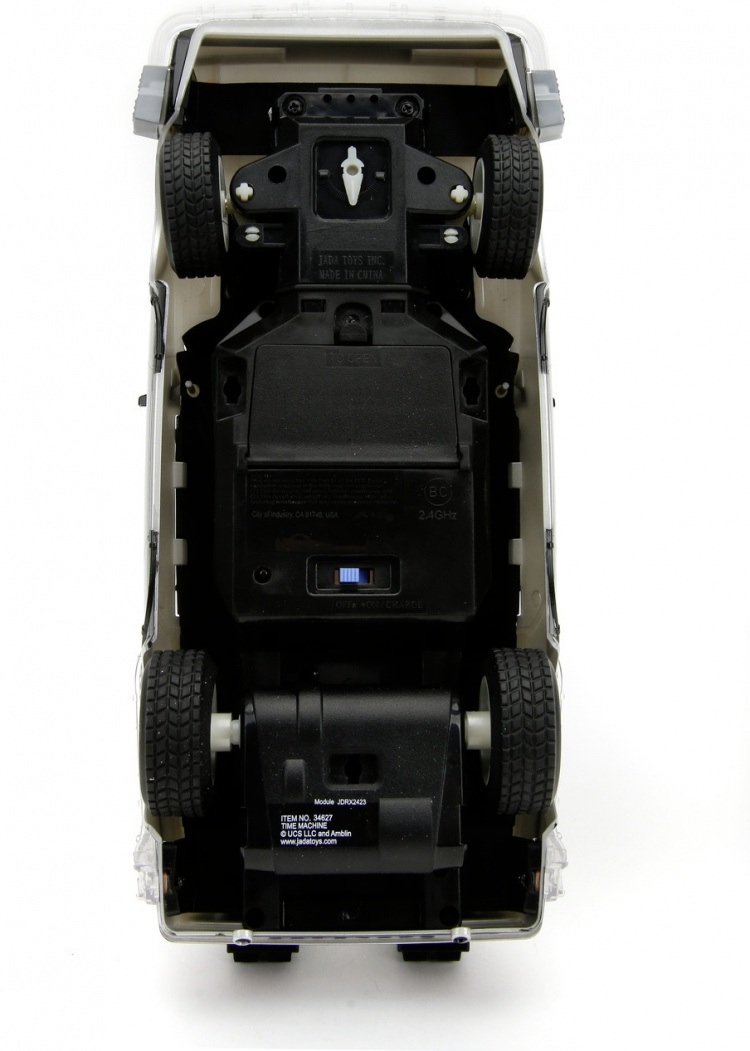 Jada Back to the Future RC Time Machine radiostyret bil, 1:16
