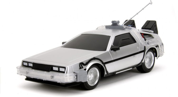 Jada Back to the Future RC Time Machine radiostyret bil, 1:16