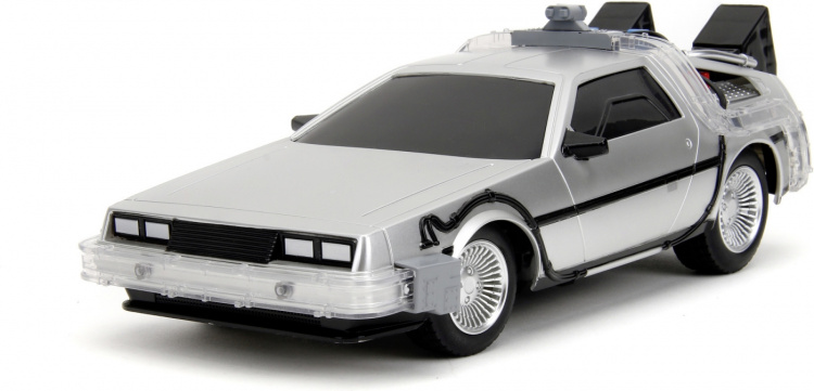 Jada Back to the Future RC Time Machine radiostyret bil, 1:16