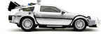 Jada Back to the Future RC Time Machine radiostyret bil, 1:16