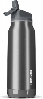 HidrateSpark PRO Water bottle, 0,95 L, sølv