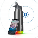 HidrateSpark PRO Water bottle, 0,95 L, sølv