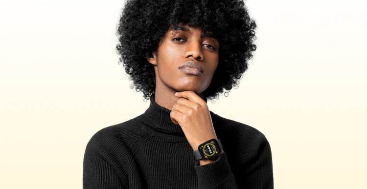 Amazfit Bip 5 smartwatch, 46 mm, sort