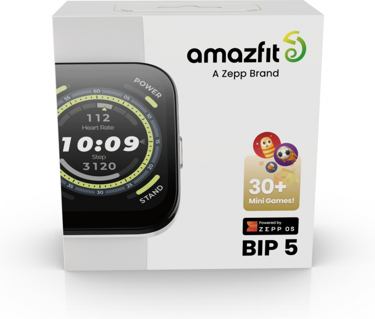 Amazfit Bip 5 smartwatch, 46 mm, cremehvid