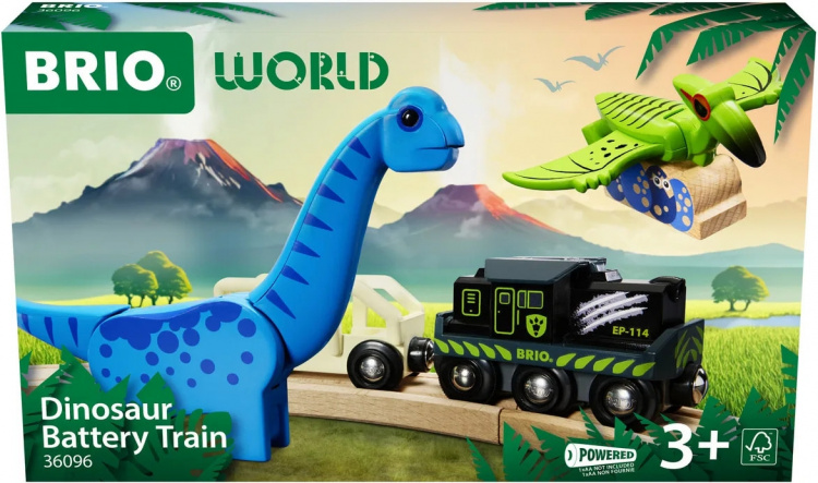BRIO 36096 - Dinosaur batteritog
