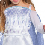 Disguise Snow Queen Frozen Elsa Classic kostume, 7-8 år, 124-135 cm