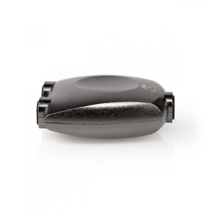 Nedis TosLink Adapter | Toslink Hun | 2x Toslink Hun | Splitter | Aluminium | Gun Metal Grå | 1 stk. | Box