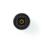 Nedis TosLink Adapter | Toslink Hun | Toslink Hun | Lige | Metal | Gun Metal Grå | 1 stk. | Box