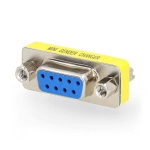 Nedis Seriel adapter | Adapter | D-SUB 9-Pin hun | D-SUB 9-Pin hun | Nikkelplateret | Metal | Box
