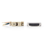 Nedis Seriel adapter | Adapter | D-SUB 25-Pin Hun | RJ45 Hun | Nikkelplateret | ABS | Elfenben | Box