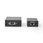 Nedis VGA extender | VGA / Audio | Afstand op til: 300 m | Cat5e / Cat6 | 1920x1200 | Euro / Type C (CEE 7/16)