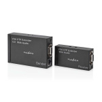 Nedis VGA extender | VGA / Audio | Afstand op til: 300 m | Cat5e / Cat6 | 1920x1200 | Euro / Type C (CEE 7/16)