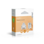 Nedis Telecom Connector | Tilslutnings Type: RJ12 | Lige | Belægning: Guldplateret | PVC | Gennemsigtig