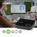 Nedis Trådløs HDMI™ Modtager | Wi-Fi | 2400 MHz | 30.0 m (synsfelt) | 4K@60Hz | 0.04 Gbps | PVC | Sort