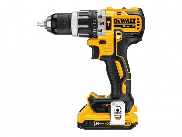 DeWalt DCD796D2-QW Bore-/skruemaskine med hammer 2 batterier medfølger 18V