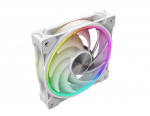 Akasa White LED Premium Cooling Fan with Addressable RGB - 120mm
