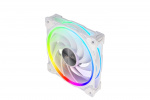 Akasa White LED Premium Cooling Fan with Addressable RGB - 120mm