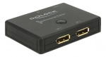 DeLOCK DisplayPort 2 - 1 Switch bidirectional 4K 60 Hz