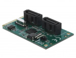 DeLOCK Mini PCIe-konverter til 2 x SATA med RAID