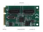 DeLOCK Mini PCIe-konverter til 2 x SATA med RAID