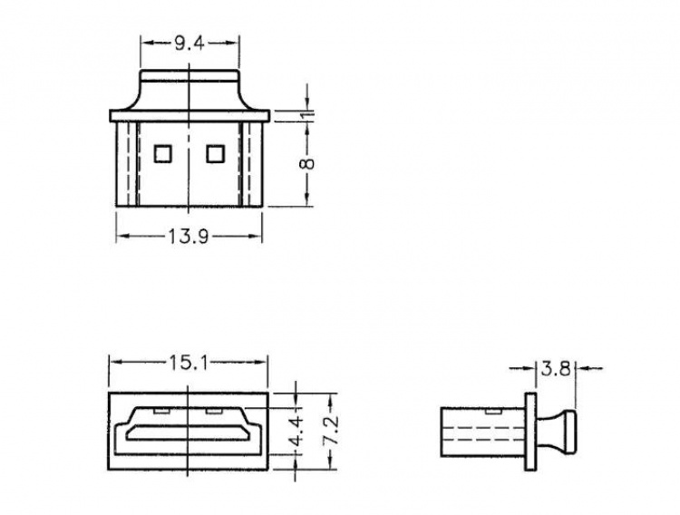 DeLOCK Dust Cover for HDMI-A female with grip 10 pieces black