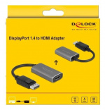 DeLOCK Active DisplayPort 1.4 to HDMI Adapter 8K with HDR function