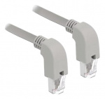DeLOCK Network cable RJ45 Cat.5e SF UTP downwards angled 2m