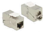 DeLOCK Keystone Module RJ45 jack > LSA Cat.6A STP compact