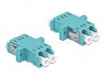 DeLOCK Optical Fiber Coupler LC Duplex f > LC Duplex f MM 2 pcs