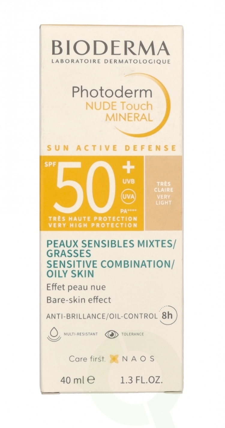 Bioderma Photoderm Nude Touch Mineral SPF50+ 40 ml Very Light