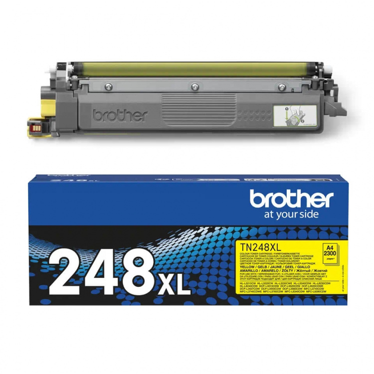 Brother Toner TN248XLY TN-248 XL Gul Brother Toner TN248XLY TN-248 XL Gul